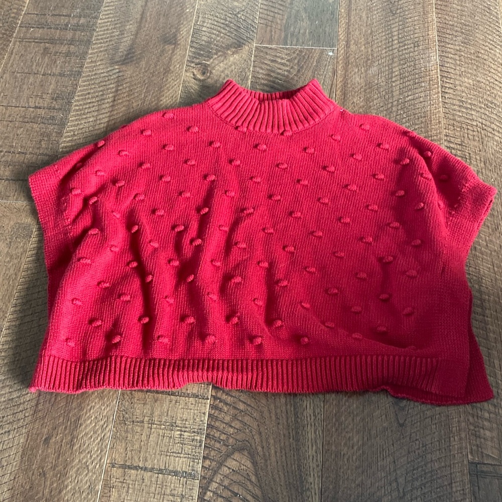 Girls Sweater Poncho